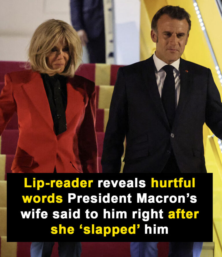Lip reader reveals President Macron’s wife’s words before ‘slap’